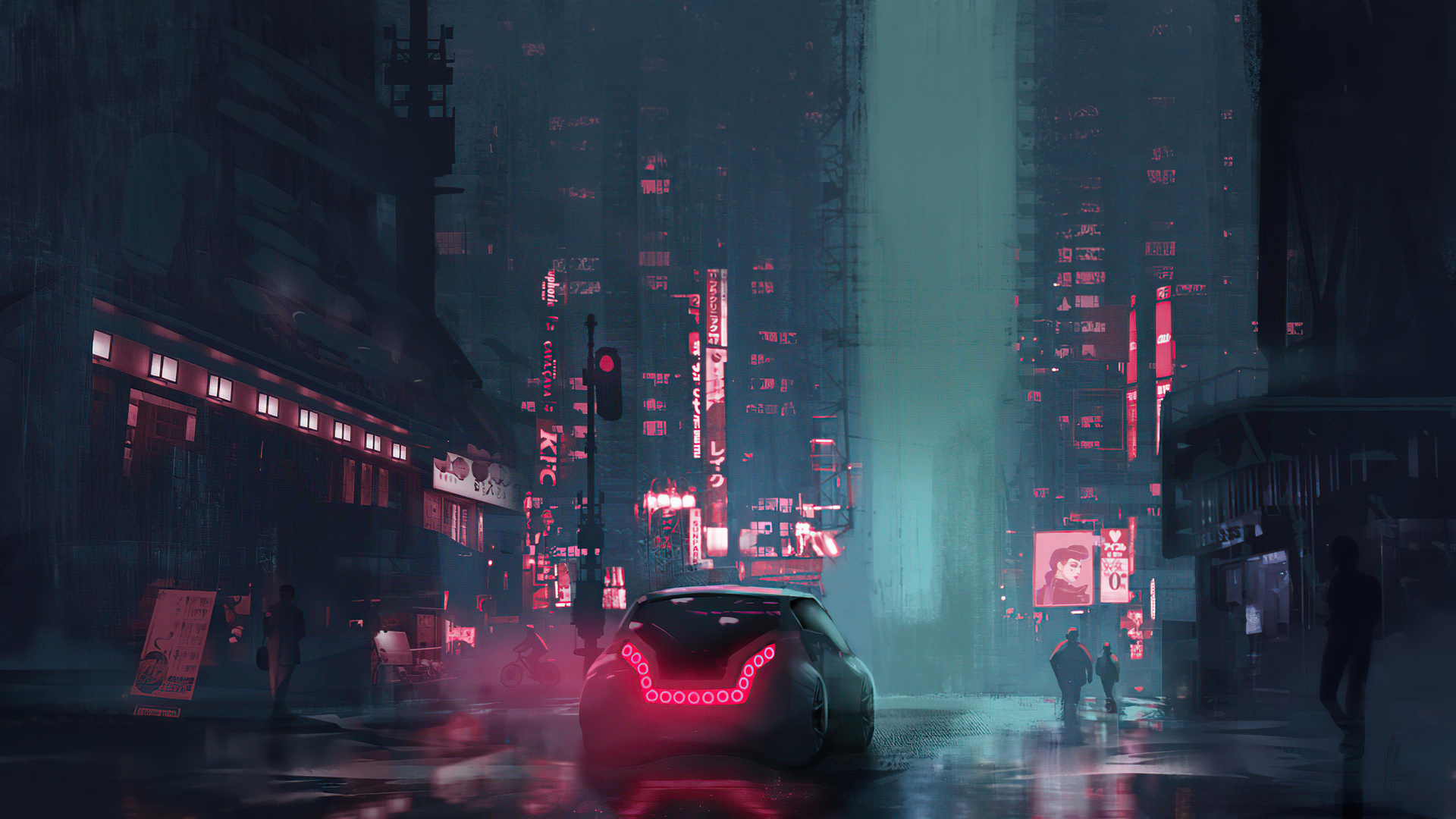 Sci Fi Cyberpunk HD Wallpaper By Patxitoillustrator