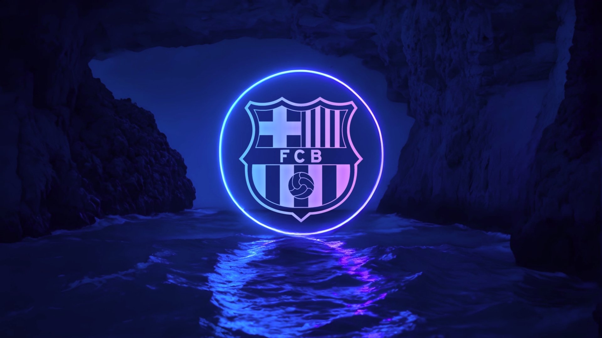 Neon FC Barcelona By Z A Y N O S