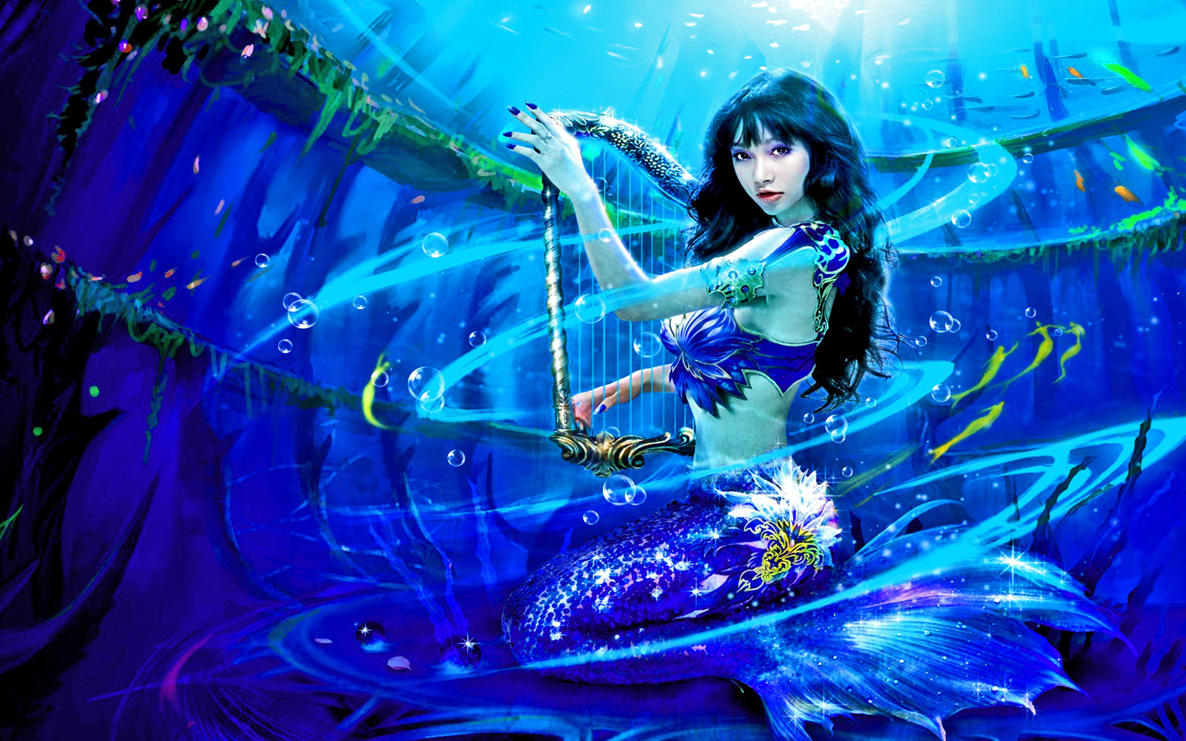 Mermaid Fantasy Art Wallpaper