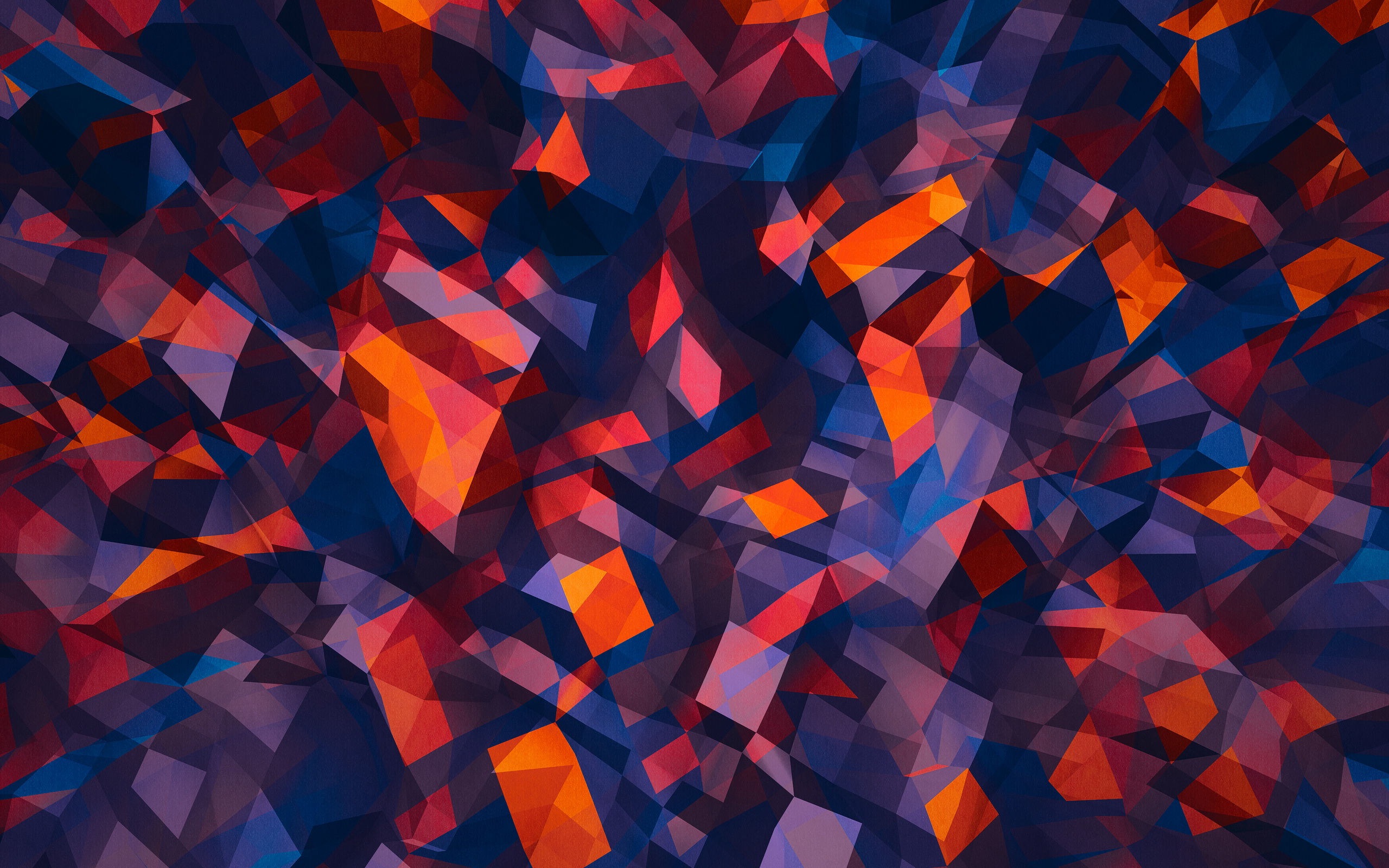 Abstract Polygon & Grunge Wallpaper