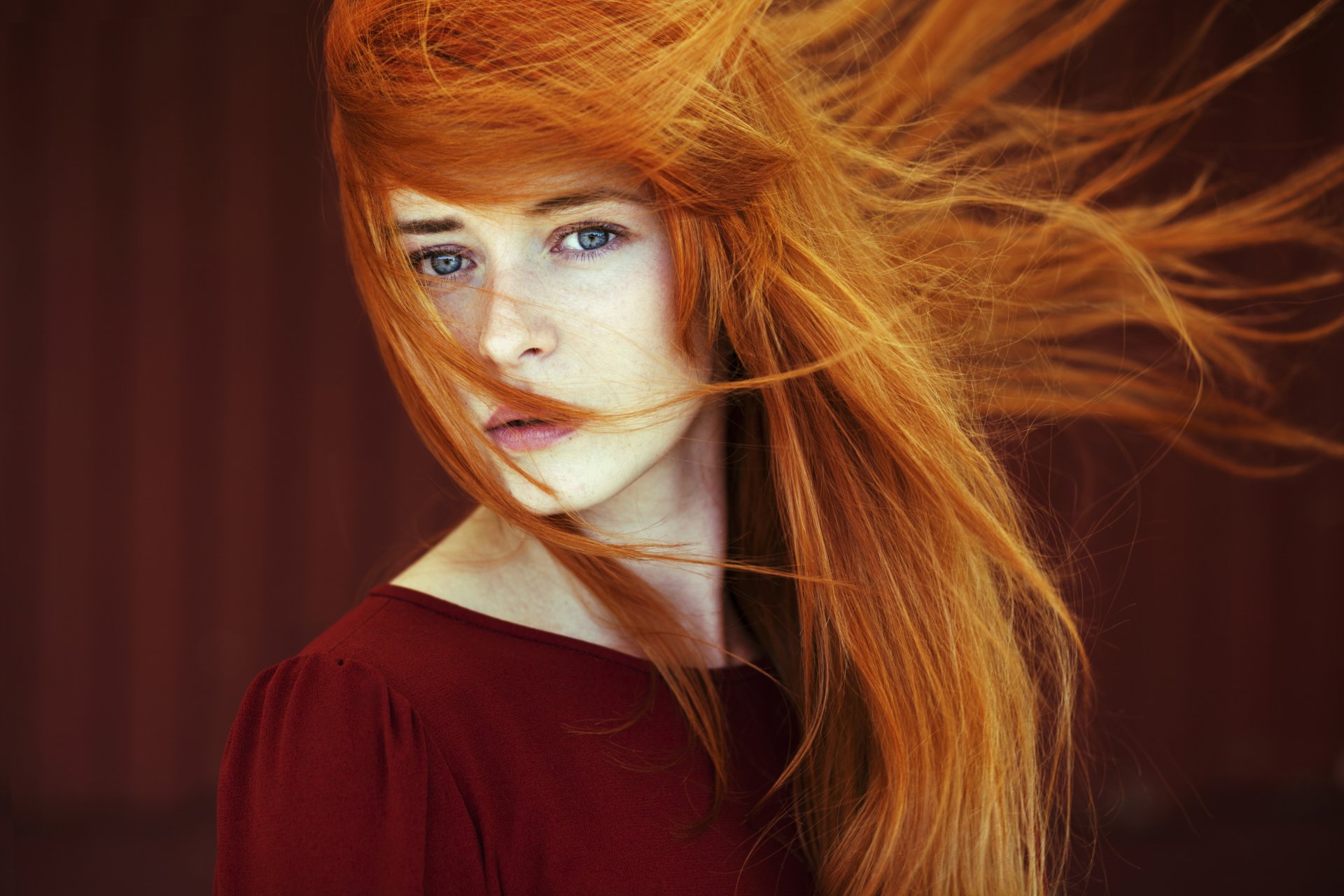 Рыжий Цвет Волос Девушки
