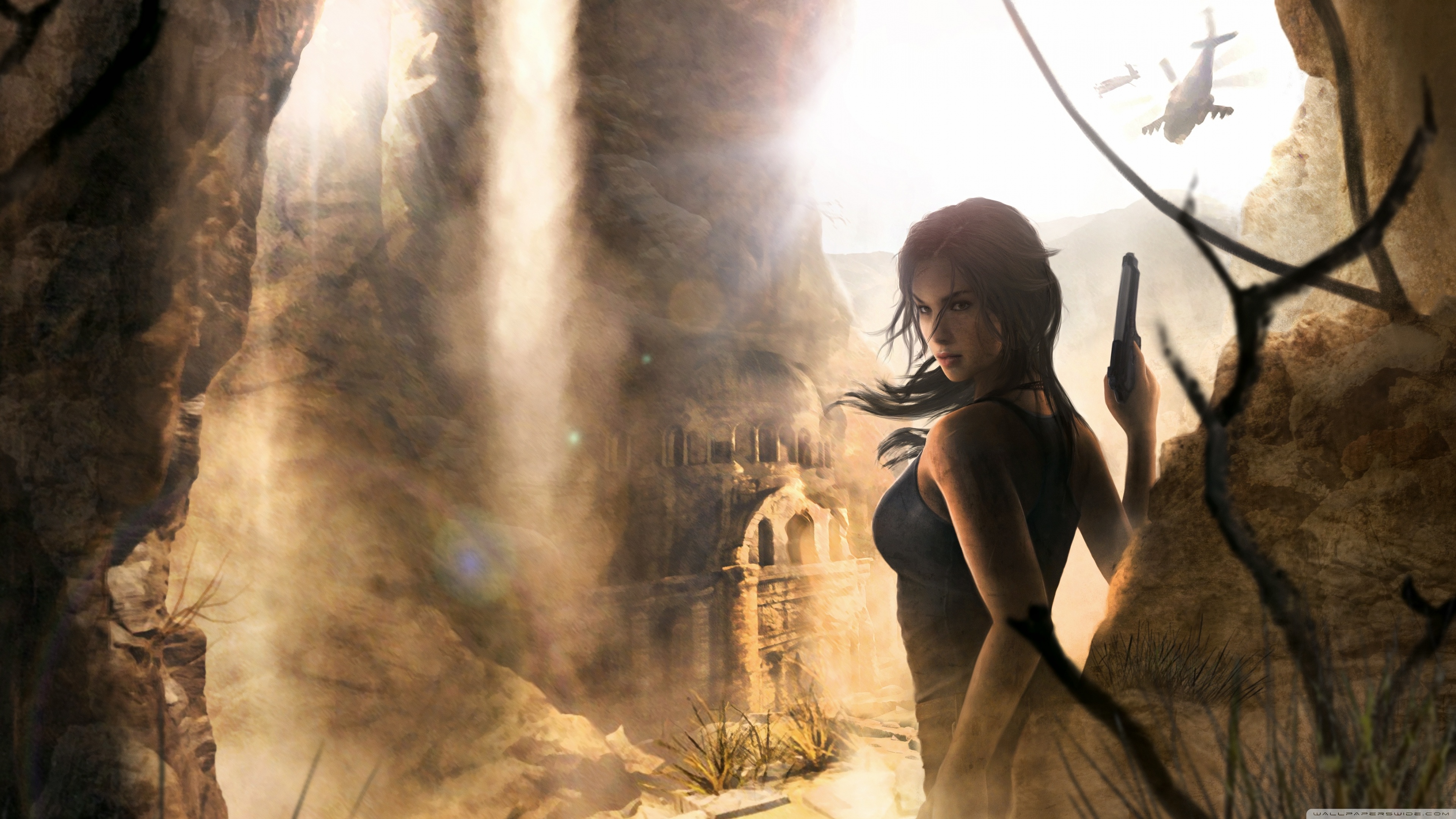 Rise Of The Tomb Raider K Ultra Hd Duvar Ka D Arka Plan