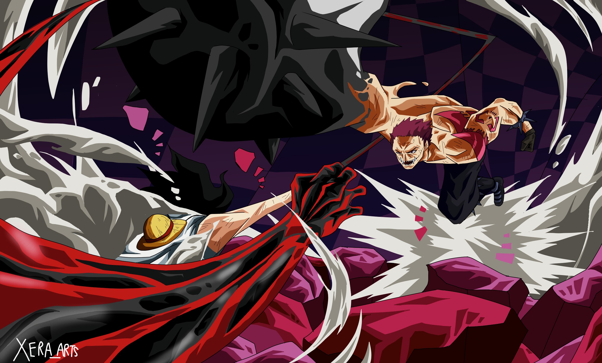 Luffy Vs Katakuri Hd Wallpaper Background Image 2536x1532