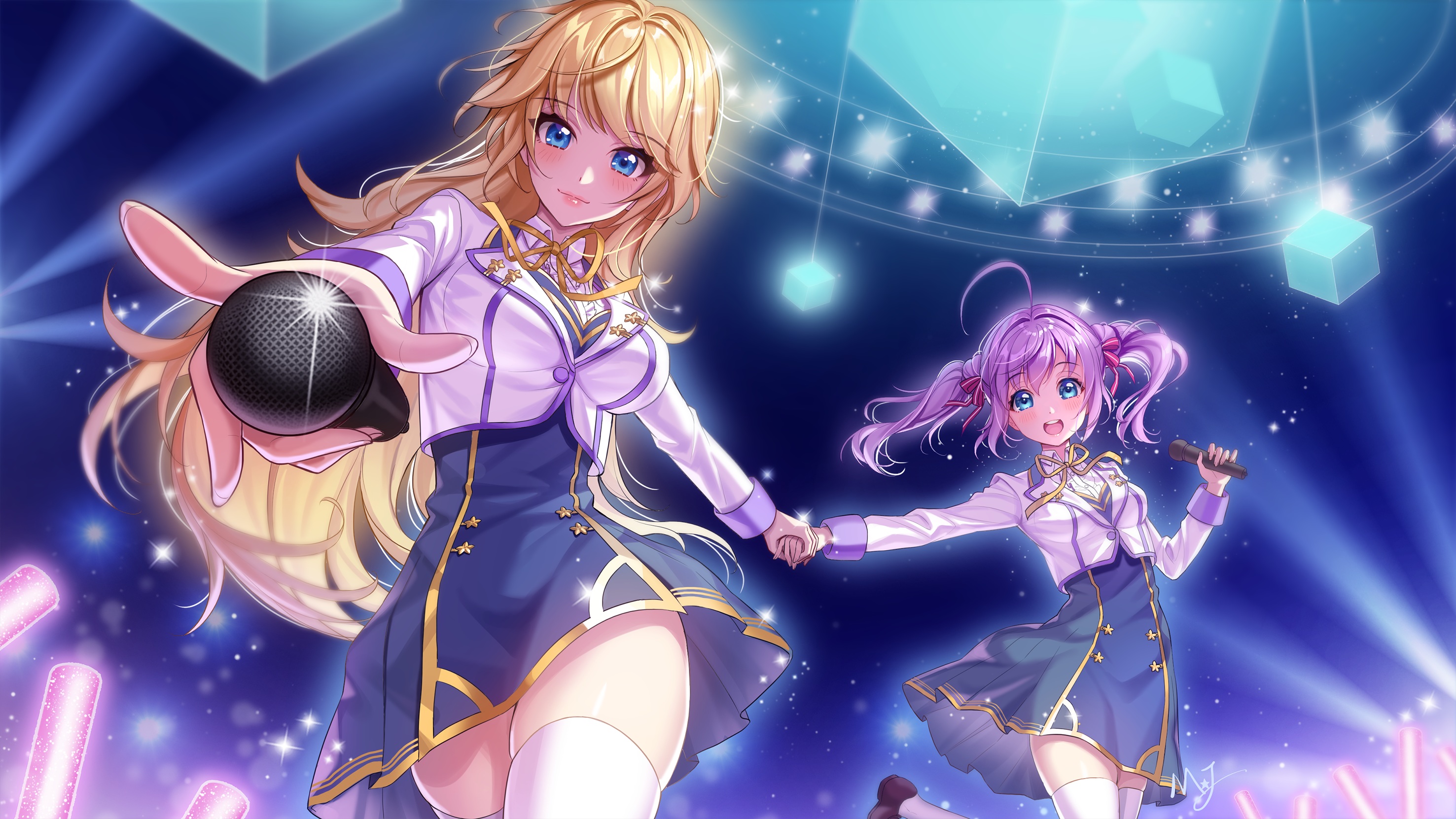 Anime ReVDol! Virtual Idols Next To You HD Wallpaper | Background Image