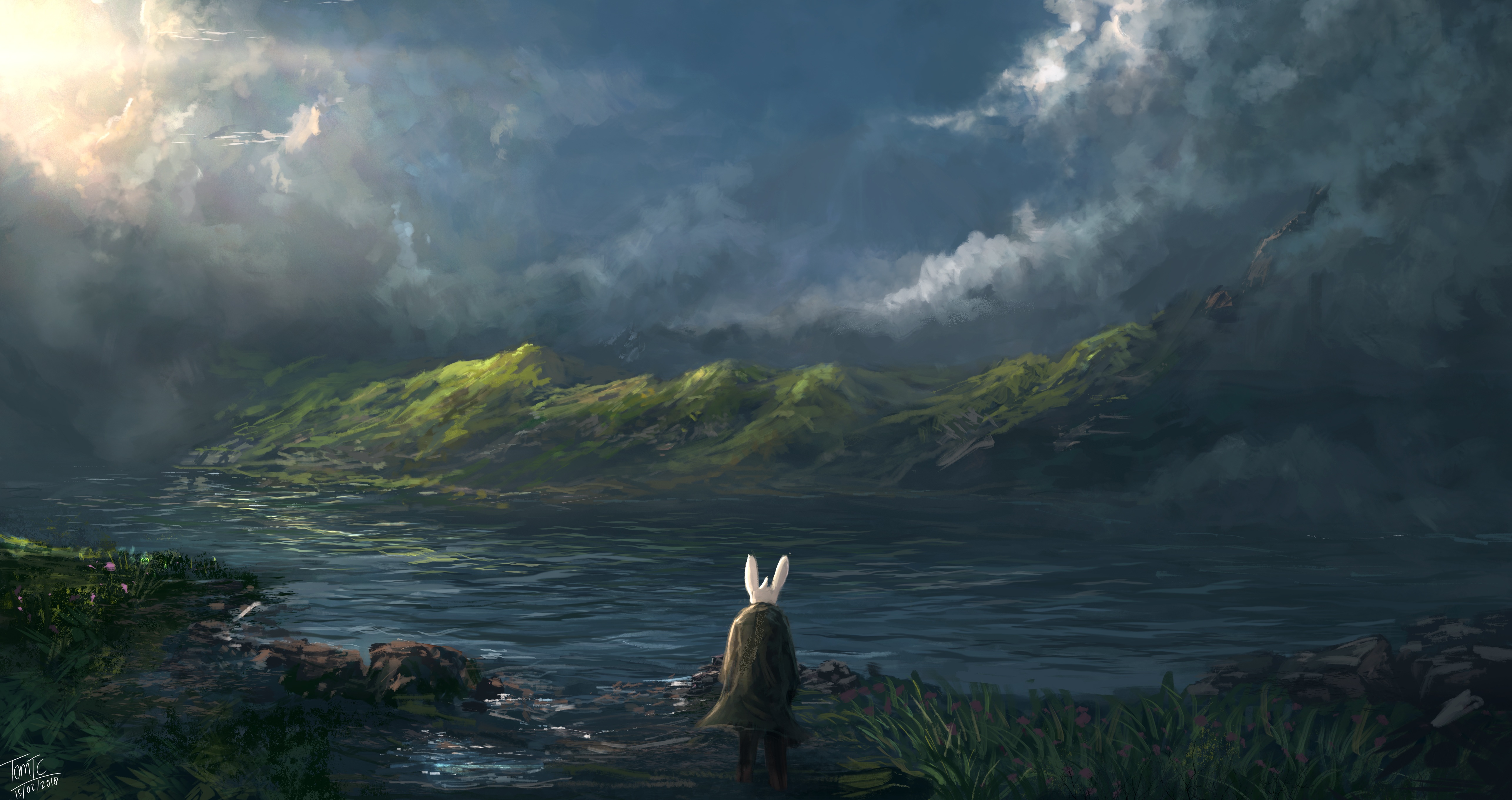 Download Fantasy Landscape Fantasy Landscape 4k Ultra HD Wallpaper by ...