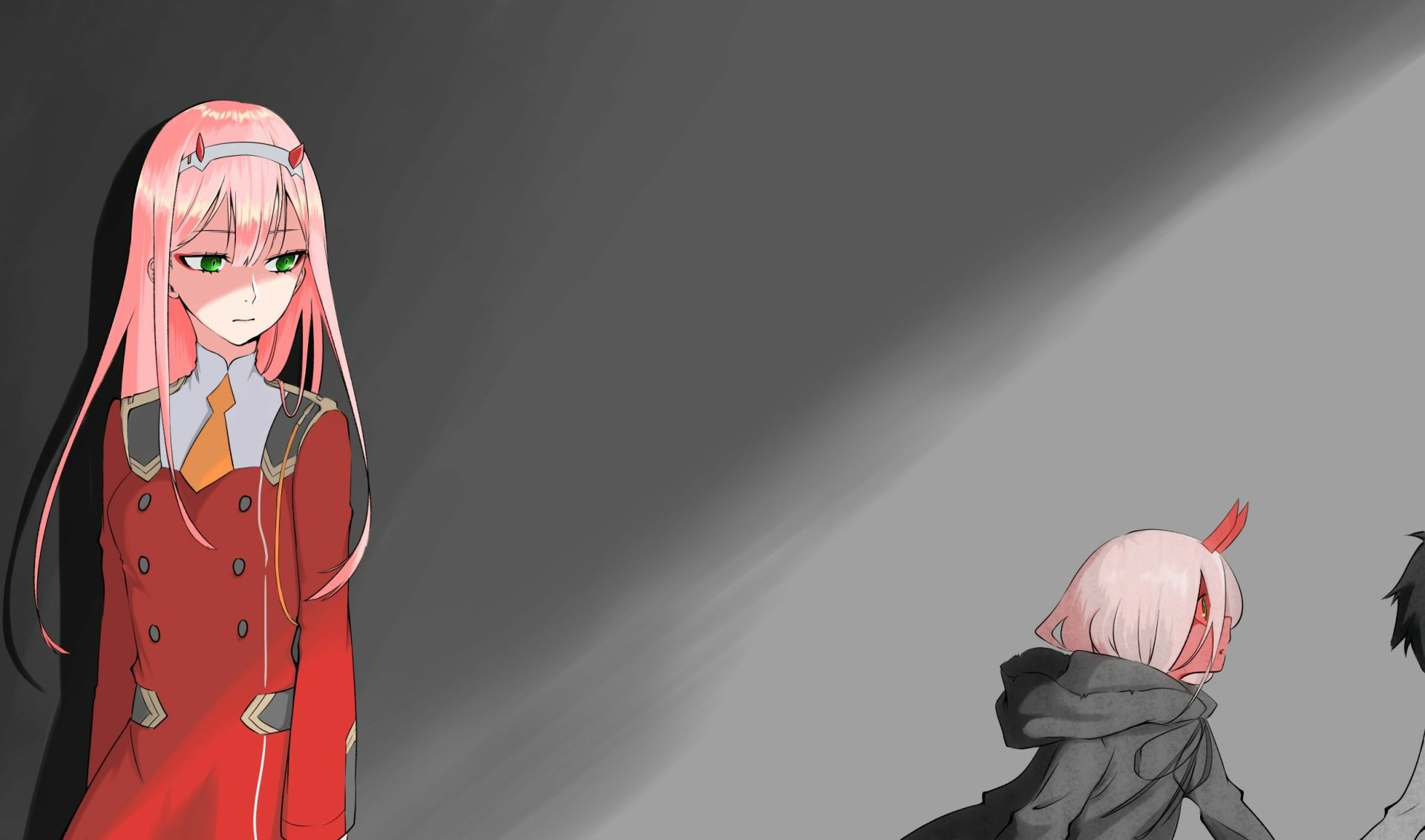 Download Hiro (Darling In The FranXX) Zero Two (Darling In The FranXX) Anime Darling In The FranXX HD Wallpaper by 秋