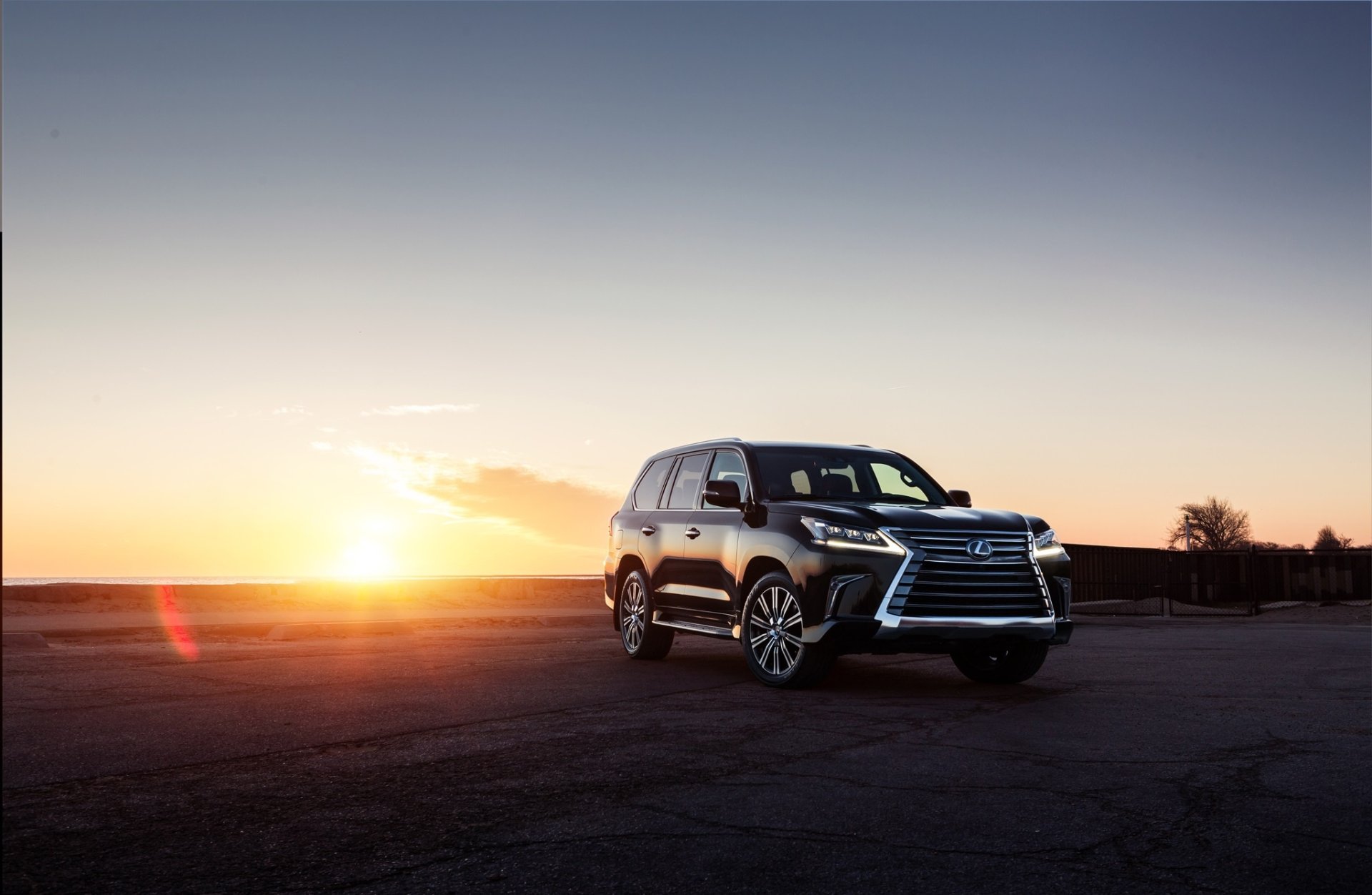 Download SUV Black Car Car Lexus Lexus LX Vehicle Lexus LX 570S HD Wallpaper