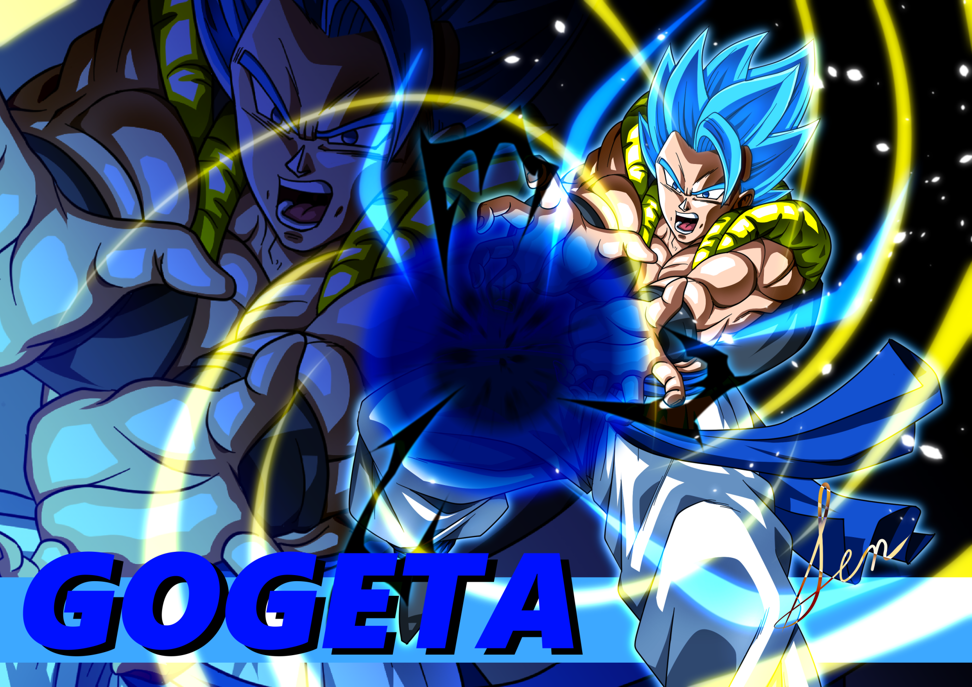 Download Gogeta (Dragon Ball) Anime Dragon Ball Super: Broly HD Wallpaper by Duy Anh Nguyen