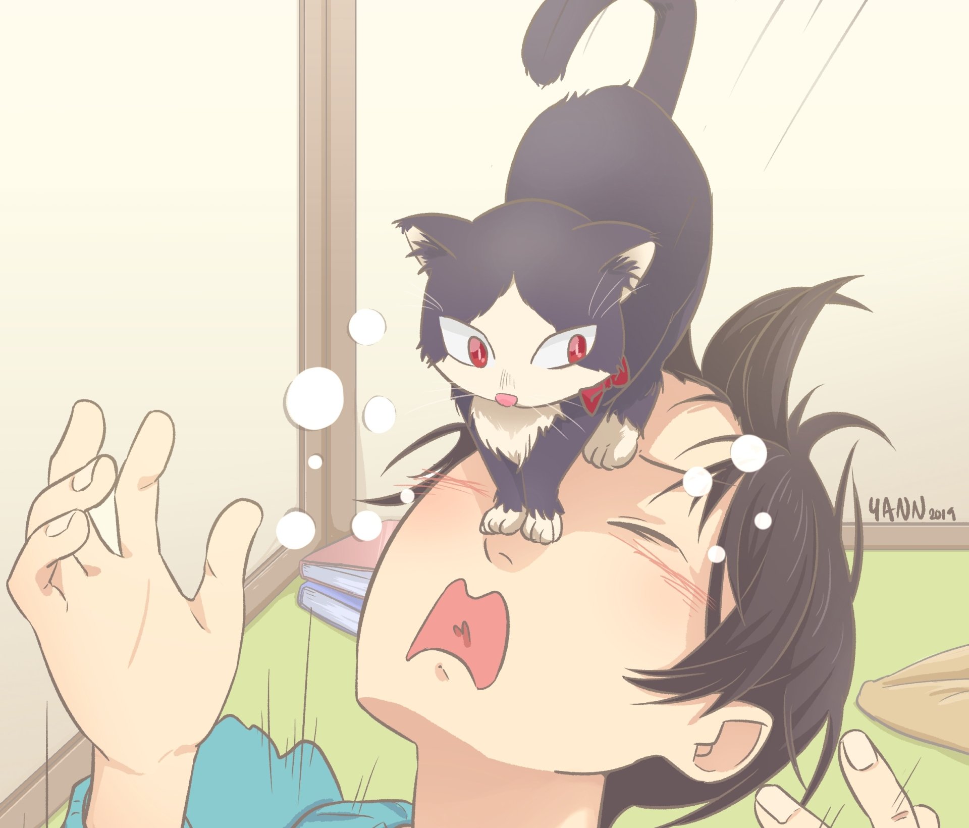 Download Subaru Mikazuki Haru (My Roommate Is A Cat) Anime My Roommate Is A Cat HD Wallpaper by YANie Sunny