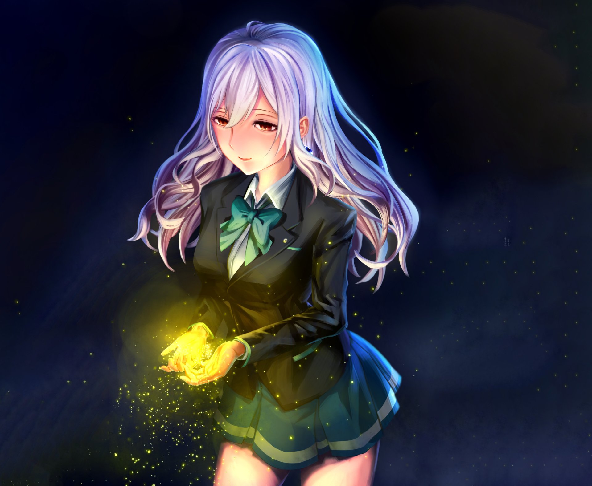 Download Hitomi Tsukishiro Anime Iroduku: The World In Colors HD Wallpaper by Mr. Holmes