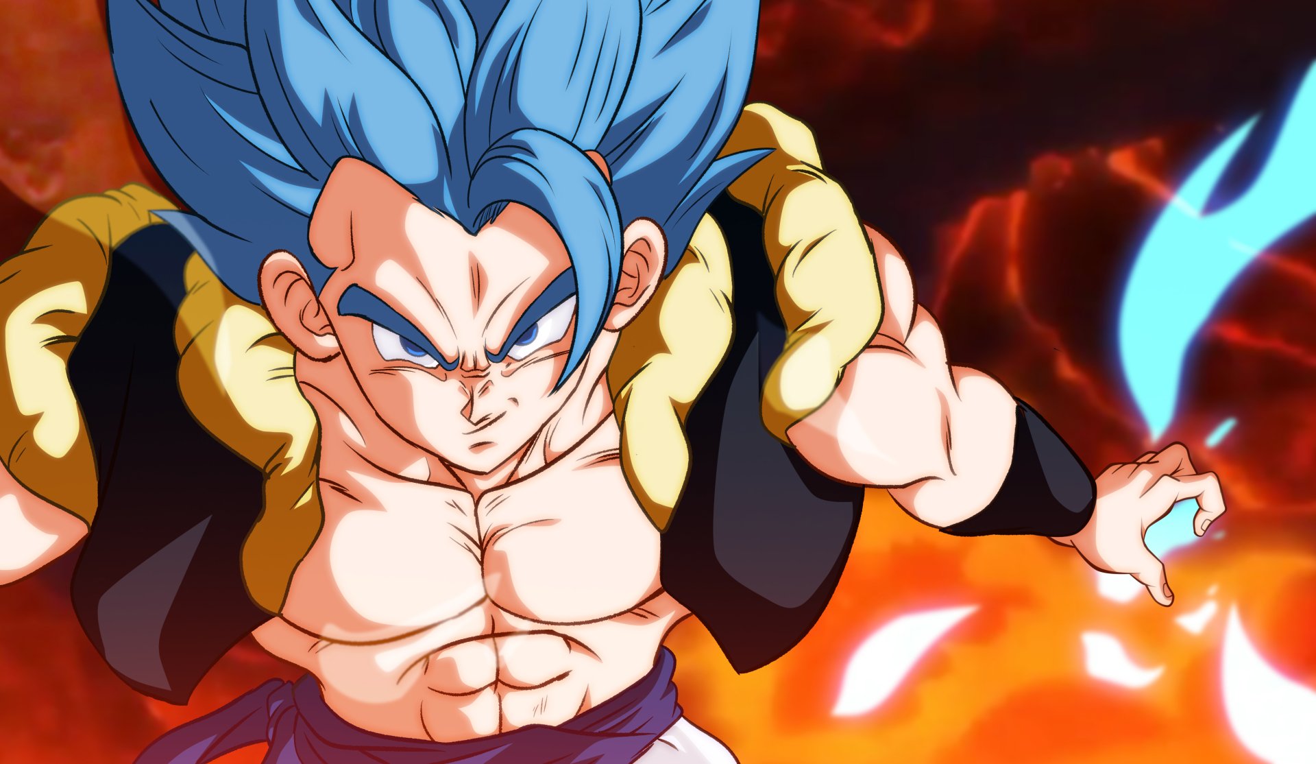 gogeta blue dragon ball super