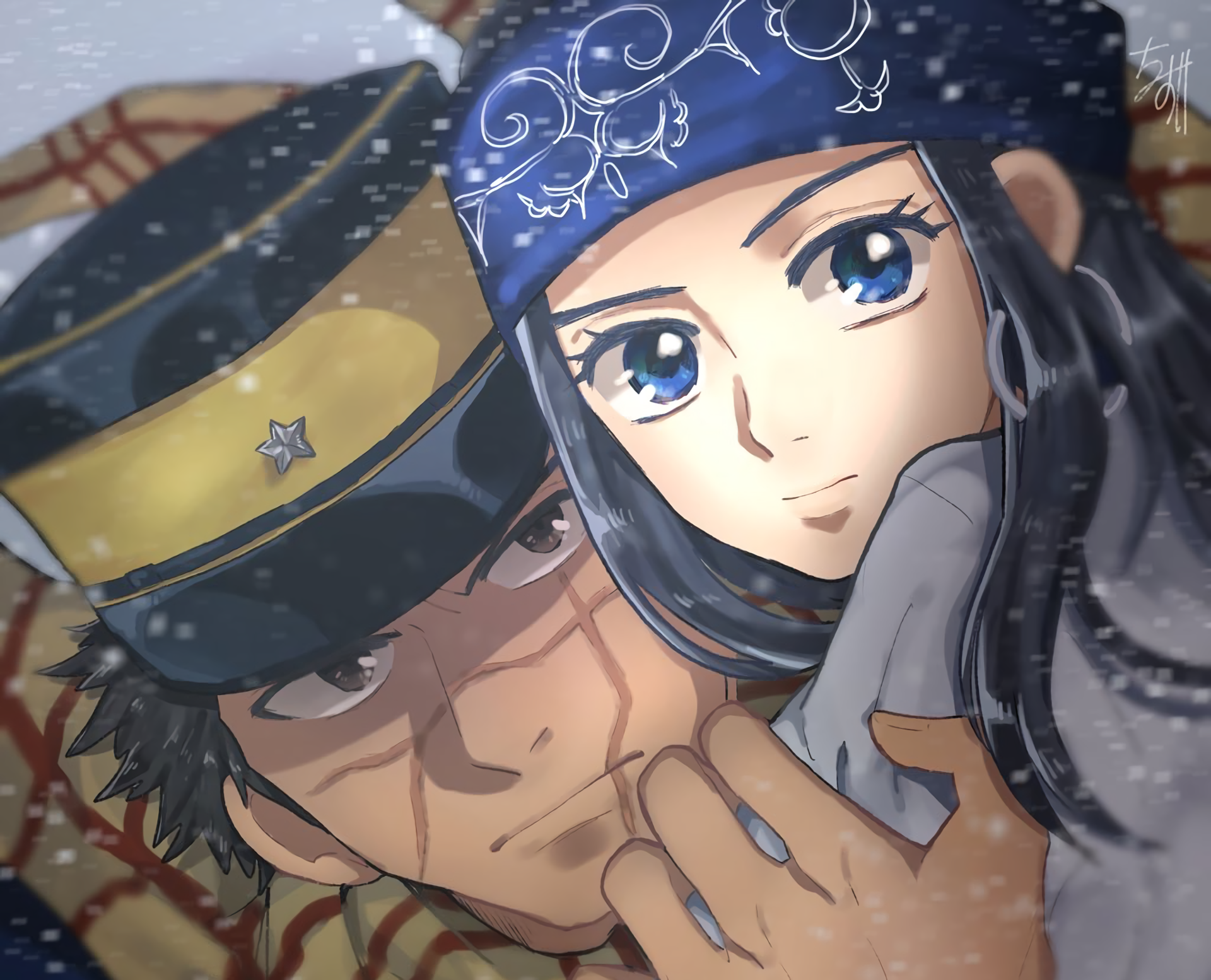 Download Sugimoto Saichi Asirpa (Golden Kamuy) Anime Golden Kamuy HD Wallpaper