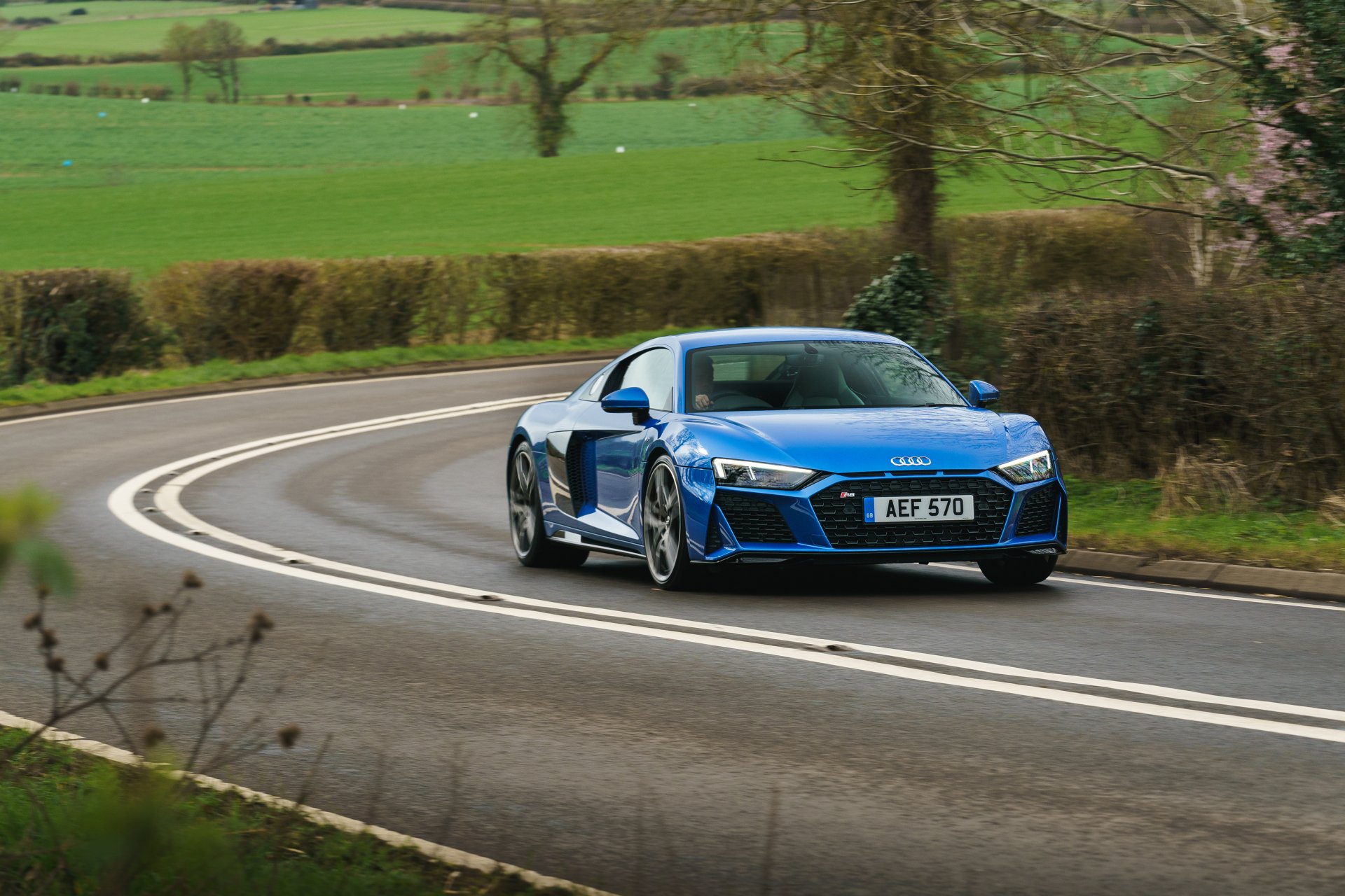 Download Supercar Car Audi Audi R8 Vehicle Audi R8 V10 HD Wallpaper