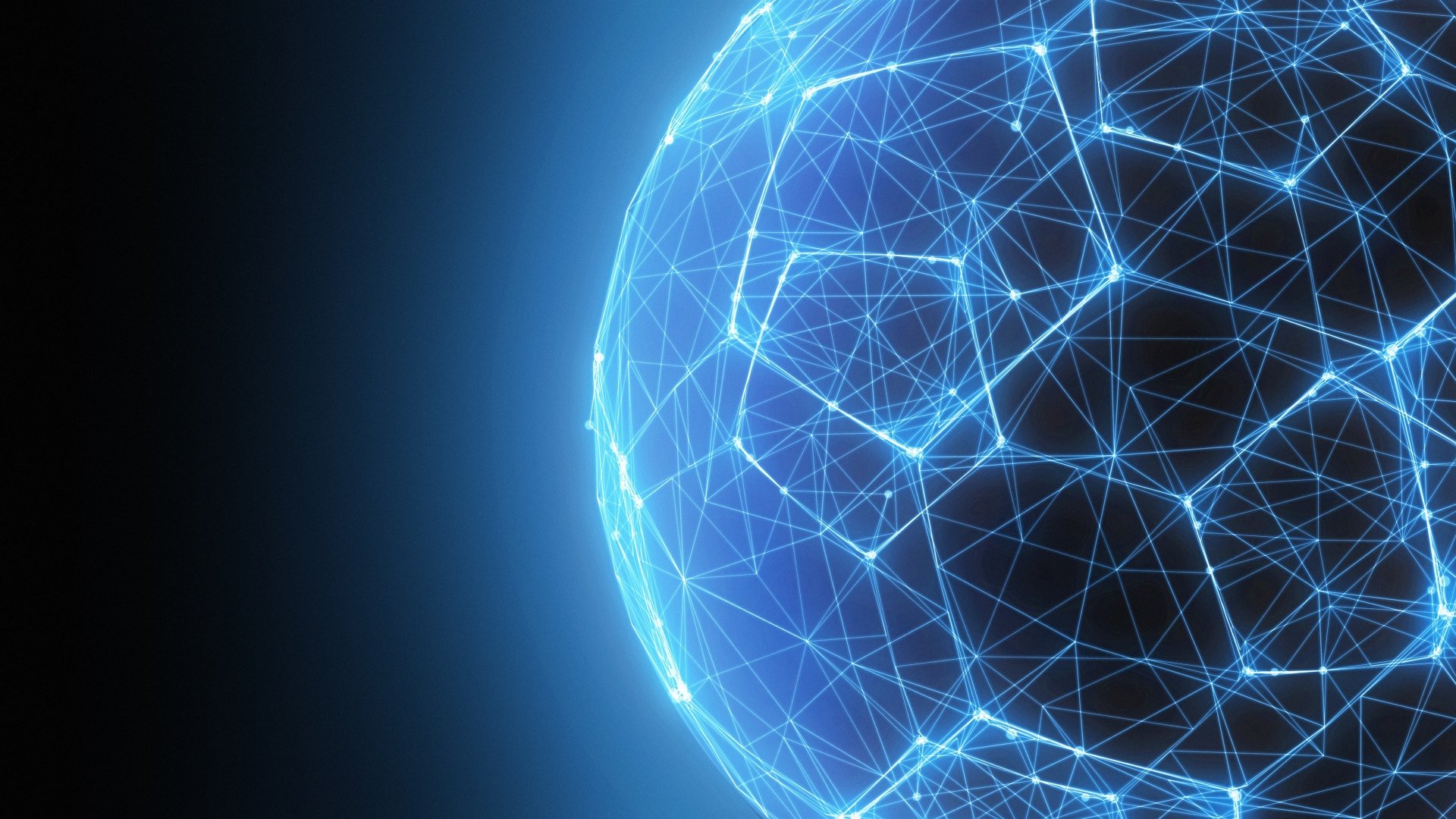 Download Blue Sphere Abstract Light Abstract Blue 4k Ultra HD Wallpaper
