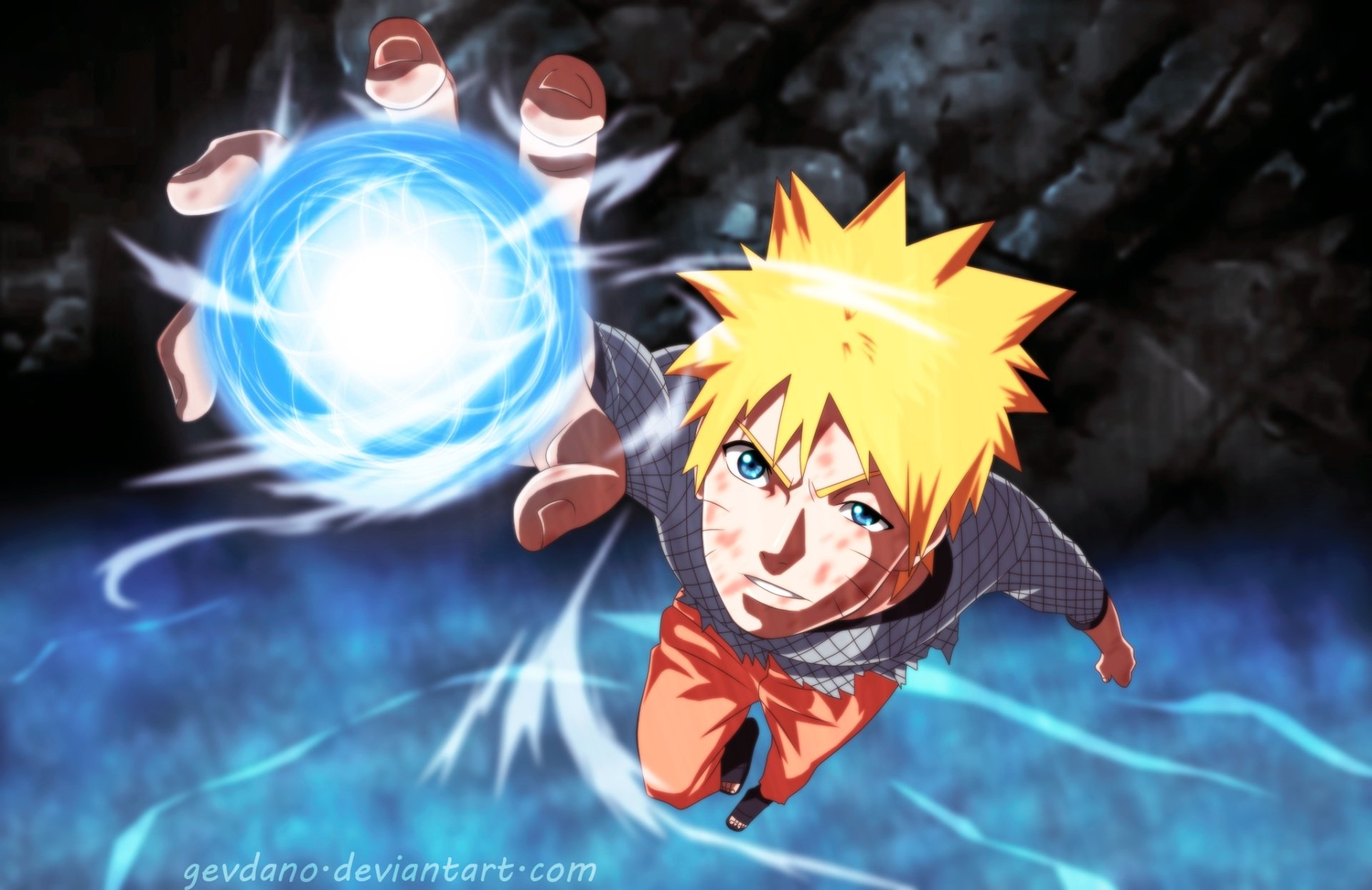 Naruto Kyubi Rasengan By Thealm On Deviantart Wallpaper Naruto Hot Sex Picture 4022