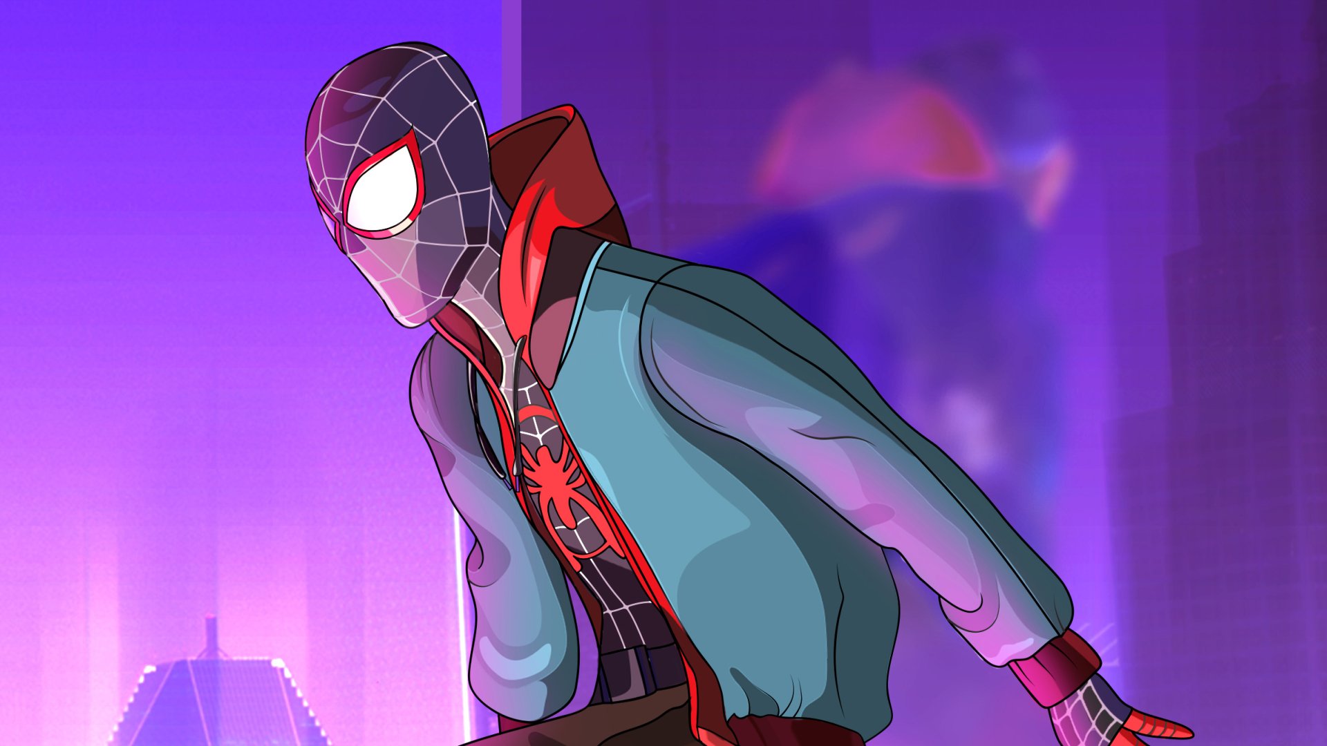 Download Miles Morales Spider Man Movie Spider-Man: Into The Spider-Verse HD Wallpaper by Luva Haregot