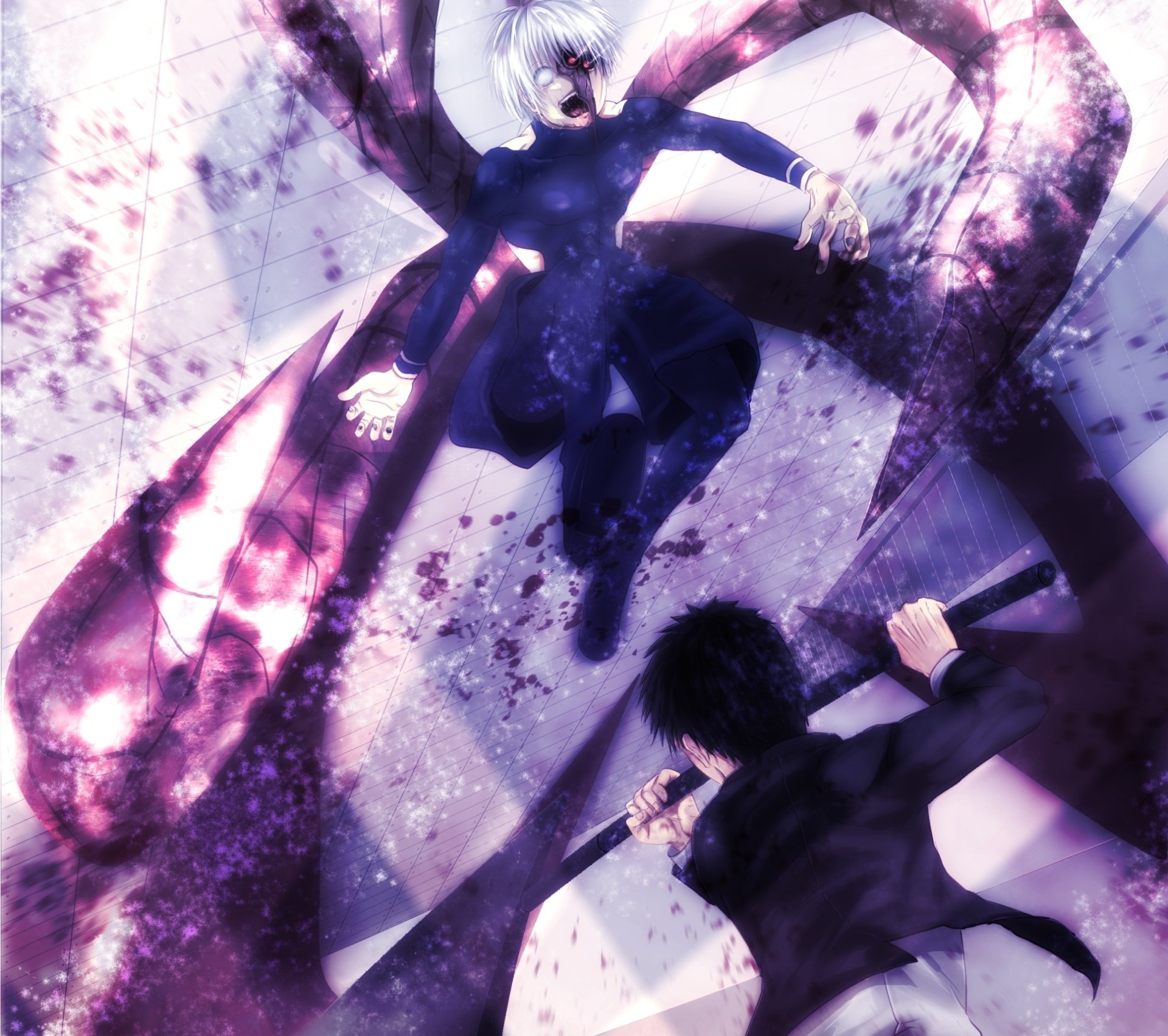 Download Koutarou Amon Ken Kaneki Anime Tokyo Ghoul HD Wallpaper by 肉まん