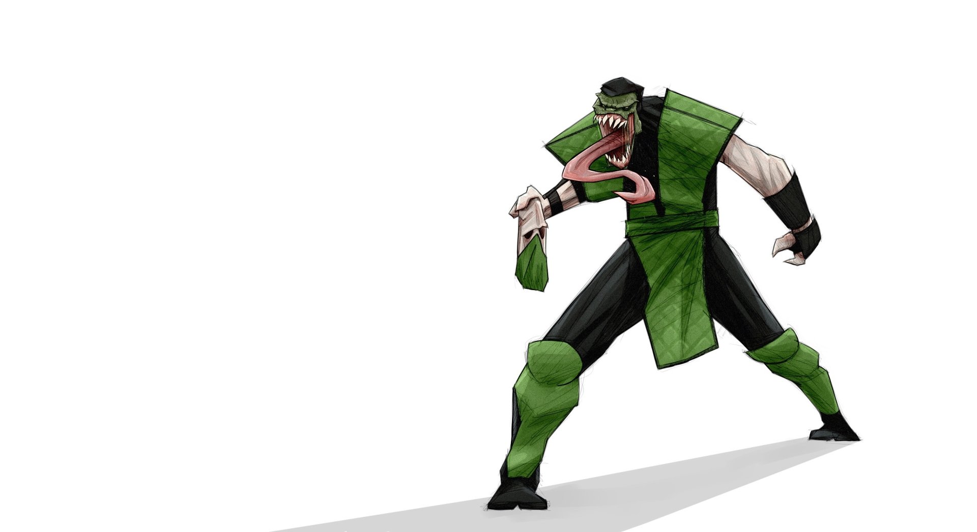 Download Reptile (Mortal Kombat) Video Game Mortal Kombat HD Wallpaper by Evgeny Yurichev