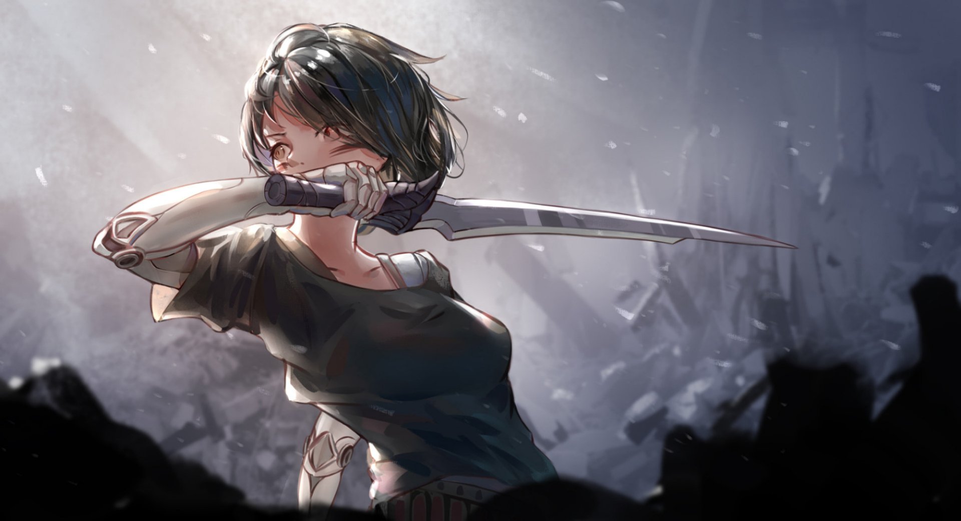 Download Alita (Alita: Battle Angel) Movie Alita: Battle Angel HD Wallpaper by Milu