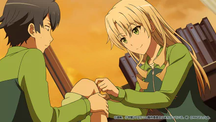 Yumiko Miura Hachiman Hikigaya Anime My Teen Romantic Comedy SNAFU HD Desktop Wallpaper | Background Image