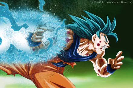  Goku SSB by criszeldris1