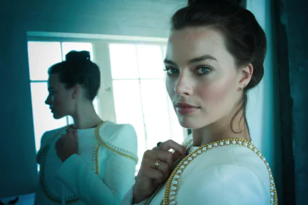 mirror Celebrity Margot Robbie HD Desktop Wallpaper | Background Image