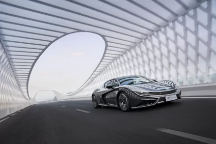 electric car silver car car Qiantu Motor vehicle Qiantu K50 HD Desktop Wallpaper | Background Image