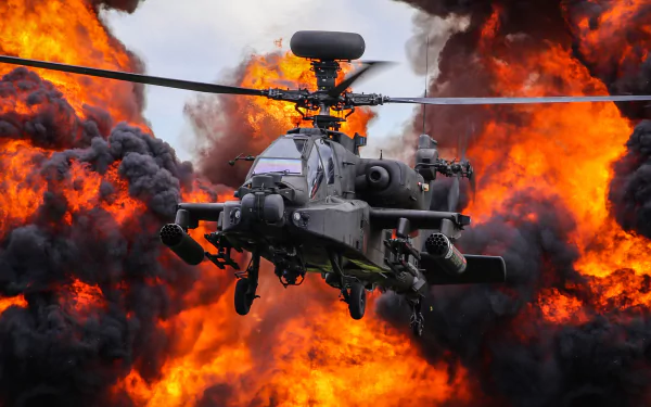 aircraft helicopter attack helicopter military Boeing Ah-64 Apache HD Desktop Wallpaper | Background Image