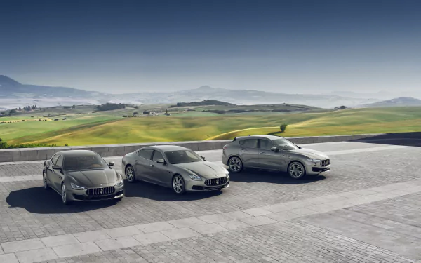 silver car car Maserati Quattroporte Maserati Ghibli Maserati Levante vehicle Maserati HD Desktop Wallpaper | Background Image