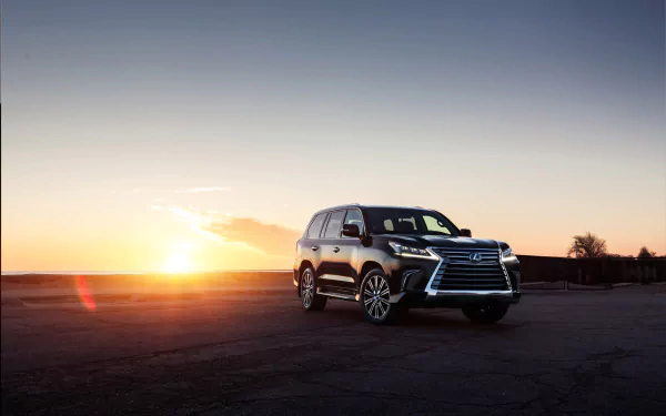 SUV black car car Lexus Lexus LX vehicle Lexus LX 570S HD Desktop Wallpaper | Background Image