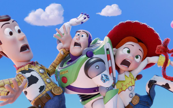 Jessie (Toy Story) Buzz Lightyear Woody (Toy Story) movie Toy Story 4 HD Desktop Wallpaper | Background Image