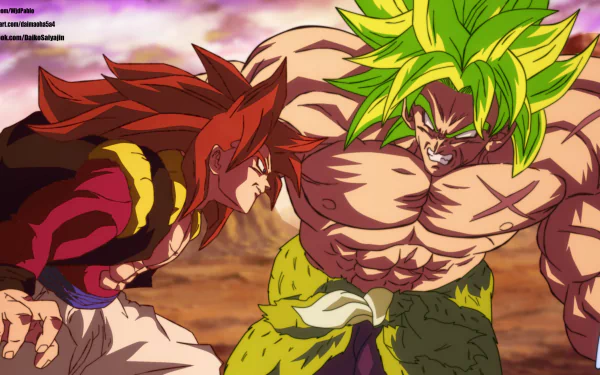  Gogeta SSJ4 vs Broly SSJ by Pablo Riquelme