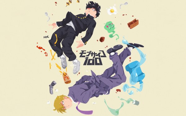 Anime Mob Psycho 100 Shigeo Kageyama Arataka Reigen Ekubo HD Wallpaper | Background Image