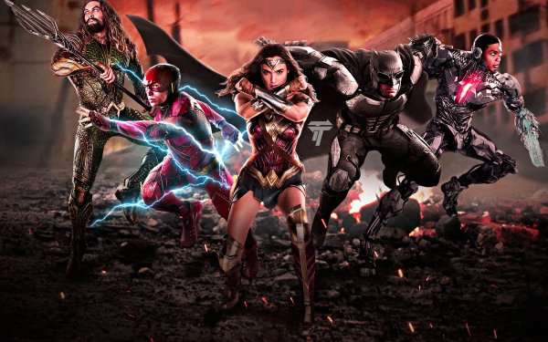 Movie Justice League Aquaman Jason Momoa Flash Wonder Woman Gal Gadot Batman Ray Fisher Cyborg HD Wallpaper | Background Image