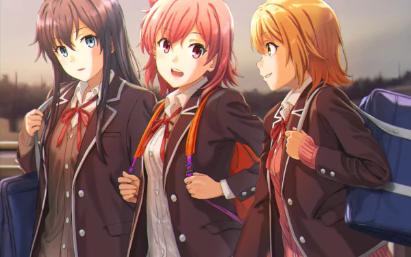 Yukino Yukinoshita Iroha Isshiki Yui Yuigahama Anime My Teen Romantic Comedy SNAFU HD Desktop Wallpaper | Background Image
