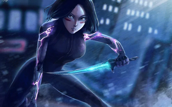 movie Alita: Battle Angel HD Desktop Wallpaper | Background Image
