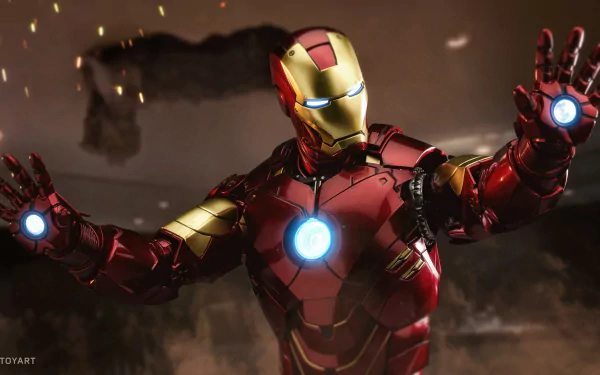 toy figurine Iron Man movie Iron Man 2 HD Desktop Wallpaper | Background Image