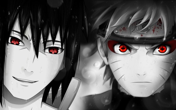 Anime Naruto Naruto Uzumaki Sasuke Uchiha Sharingan HD Wallpaper | Background Image