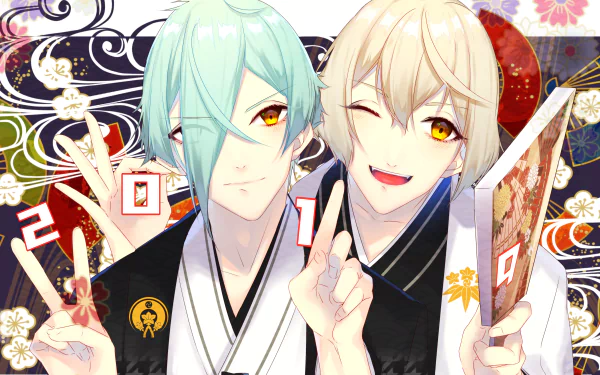 Hizamaru (Touken Ranbu) Higekiri (Touken Ranbu) Anime Touken Ranbu HD Desktop Wallpaper | Background Image