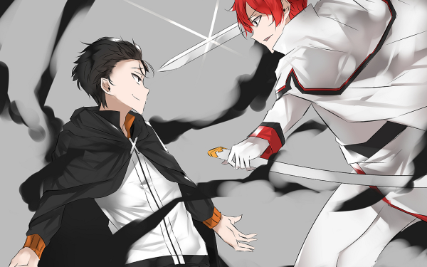 Anime Re:ZERO -Starting Life in Another World- Subaru Natsuki Reinhard van Astrea HD Wallpaper | Background Image