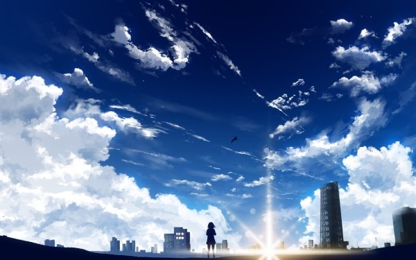 Anime Your Name. Kimi No Na Wa. Mitsuha Miyamizu City HD Wallpaper | Background Image