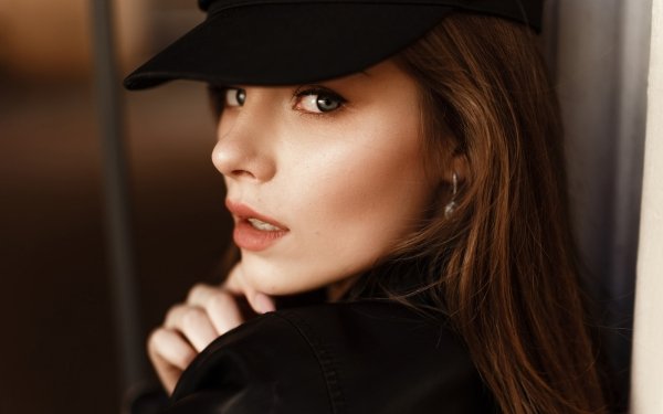 Women Model Face Redhead Blue Eyes HD Wallpaper | Background Image