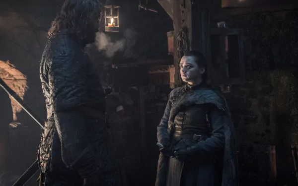 Maisie Williams Rory McCann Arya Stark Sandor Clegane TV Show Game Of Thrones HD Desktop Wallpaper | Background Image