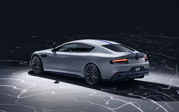 electric car silver car car Aston Martin Aston Martin Rapide E vehicle Aston Martin Rapide HD Desktop Wallpaper | Background Image