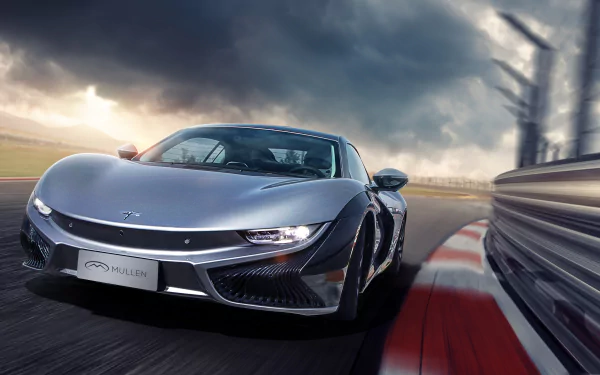 electric car silver car car Qiantu Motor vehicle Qiantu K50 HD Desktop Wallpaper | Background Image