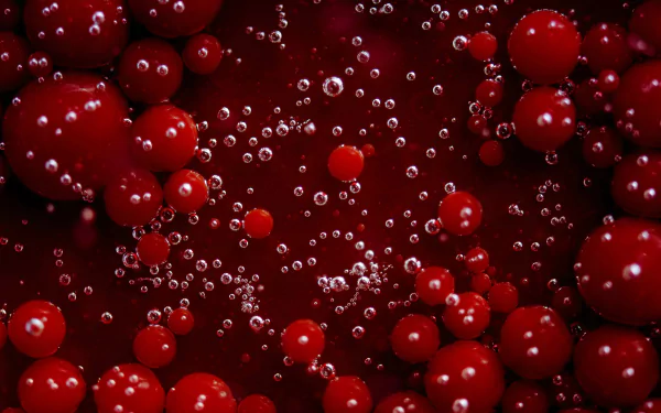 red Abstract sphere HD Desktop Wallpaper | Background Image