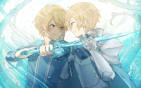 Anime Sword Art Online: Alicization Sword Art Online Eugeo Blue Rose Sword Blonde HD Wallpaper | Background Image