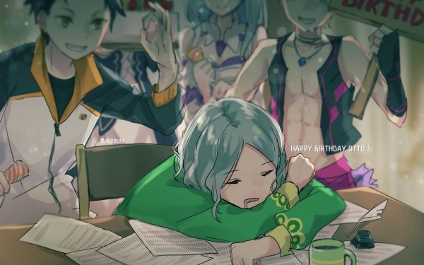 Anime Re:ZERO -Starting Life in Another World- Otto Suwen Emilia Subaru Natsuki Garfiel Tinsel HD Wallpaper | Background Image