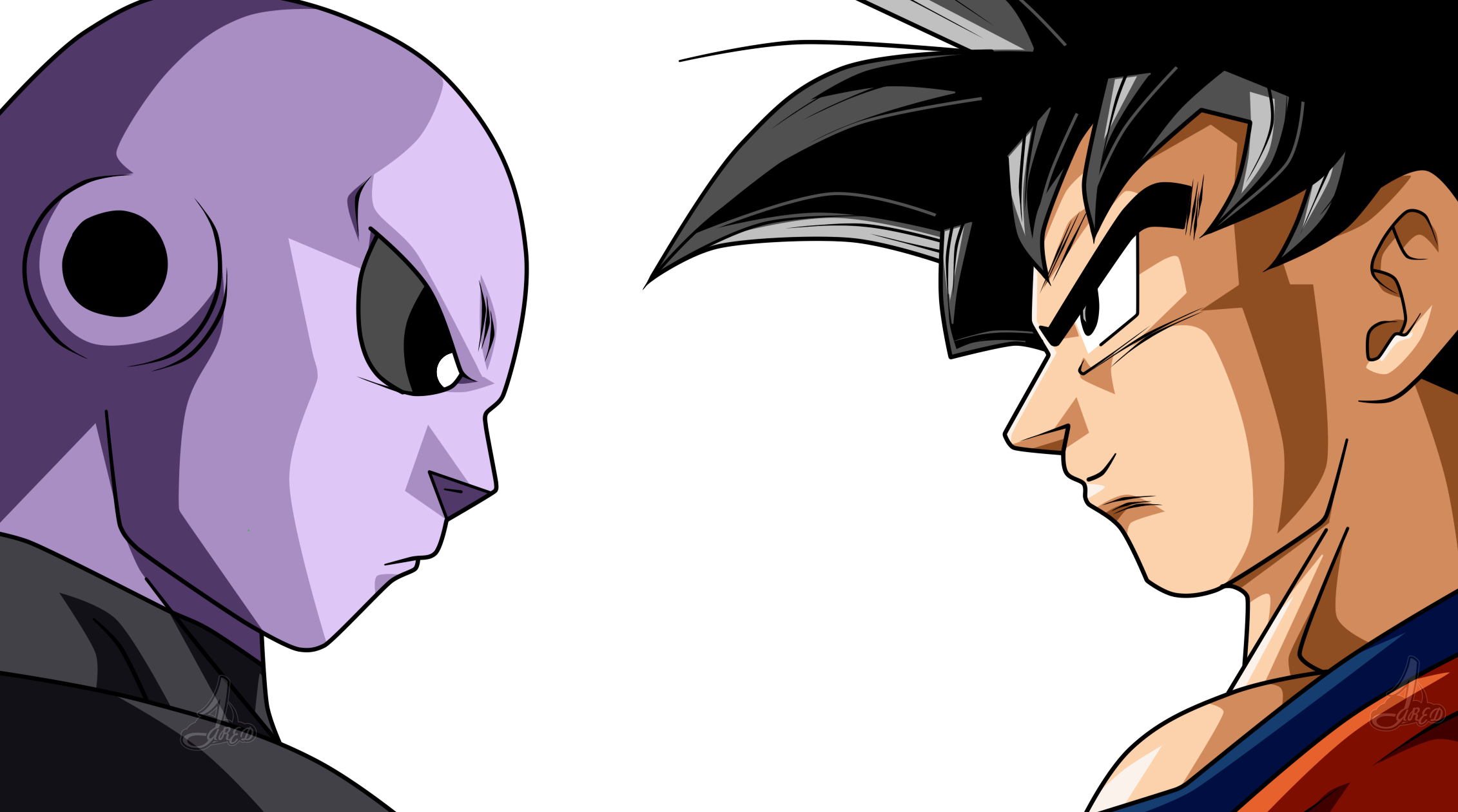 Goku & Jiren by jaredsongohan Goku & Jiren by jaredsongohan
