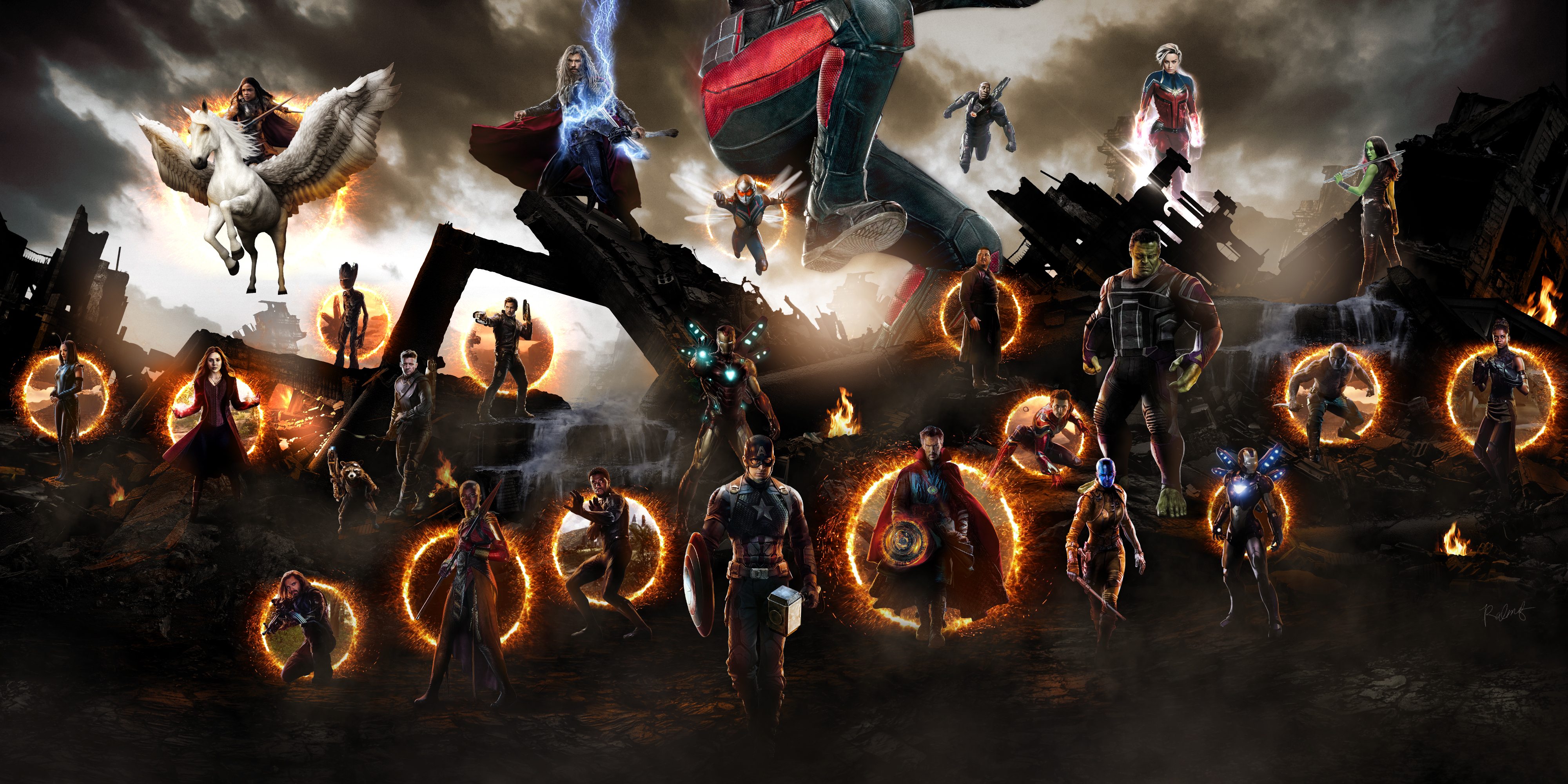 Movie Avengers Endgame HD Wallpaper by Ralfmef